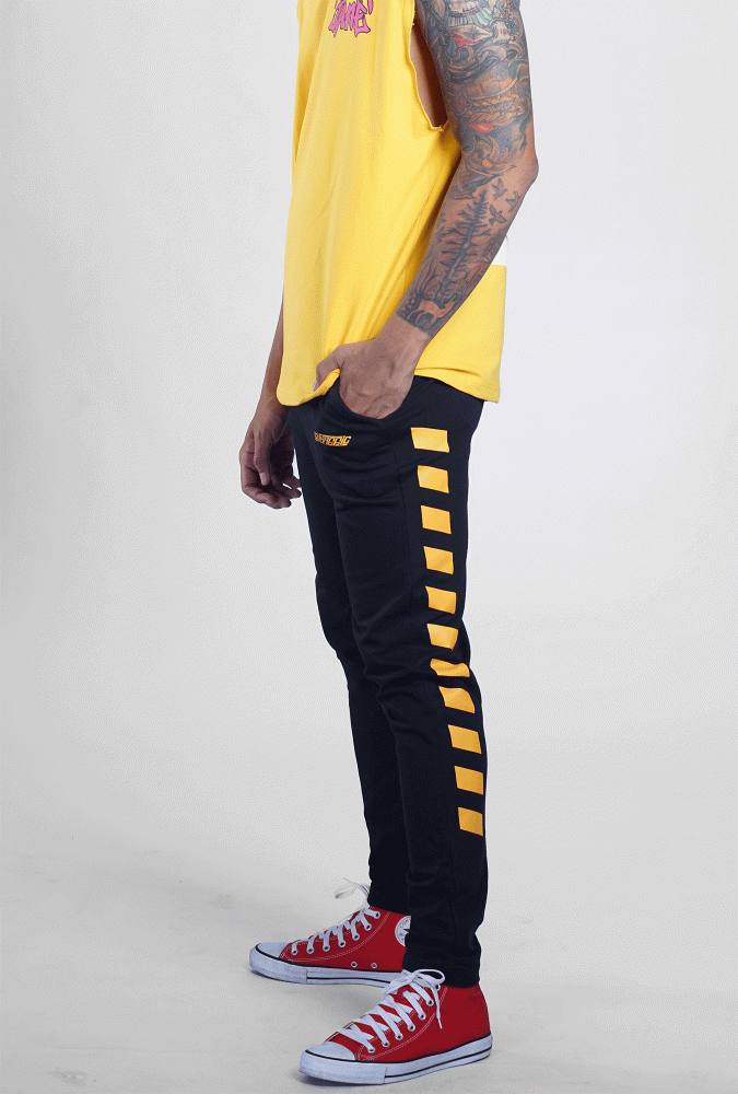 Long Sweat Pant With Yellow Sign (boy)